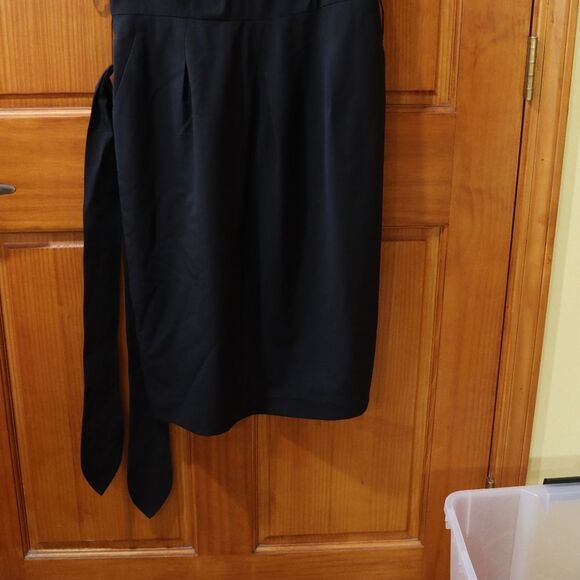 Ellen Tracy Black Sleeveless Sheath Midi Dress 10 - Picture 6 of 11